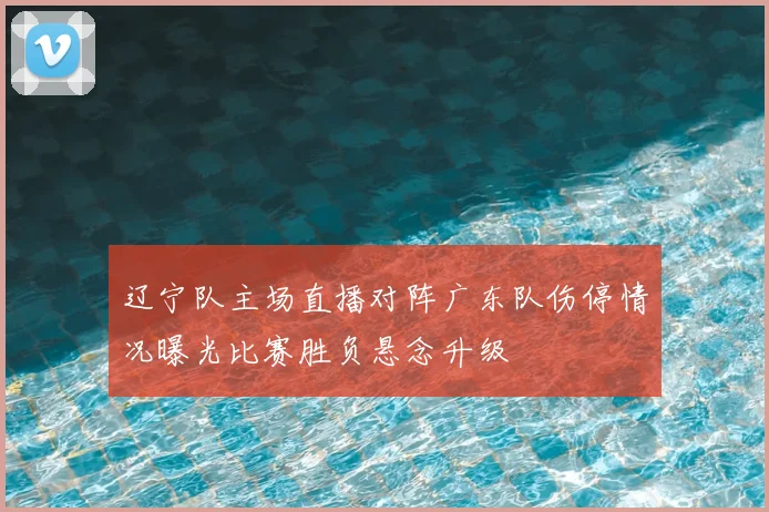 辽宁队主场直播对阵广东队伤停情况曝光比赛胜负悬念升级